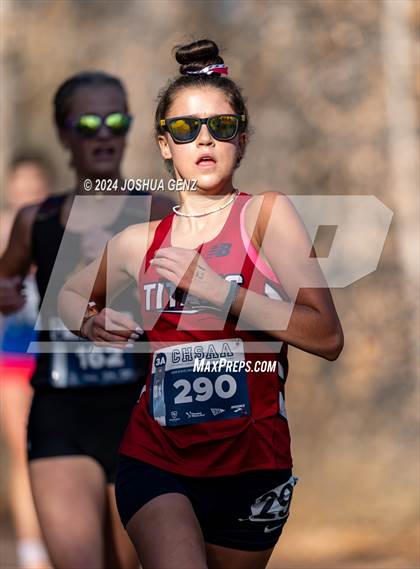 Thumbnail 2 in CHSAA 3A Cross Country Final photogallery.