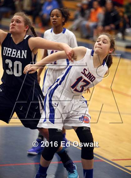 Thumbnail 2 in St. Joseph Notre Dame vs. Urban (CIF NCS D5 Final) photogallery.