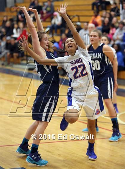 Thumbnail 2 in St. Joseph Notre Dame vs. Urban (CIF NCS D5 Final) photogallery.