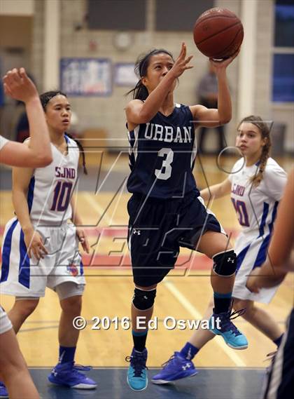 Thumbnail 2 in St. Joseph Notre Dame vs. Urban (CIF NCS D5 Final) photogallery.