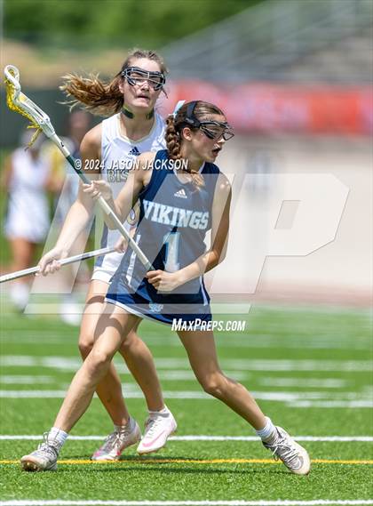 Thumbnail 2 in Bishop McGuinness vs. Union Pines (NCHSAA 1A/2A/3A Final) photogallery.