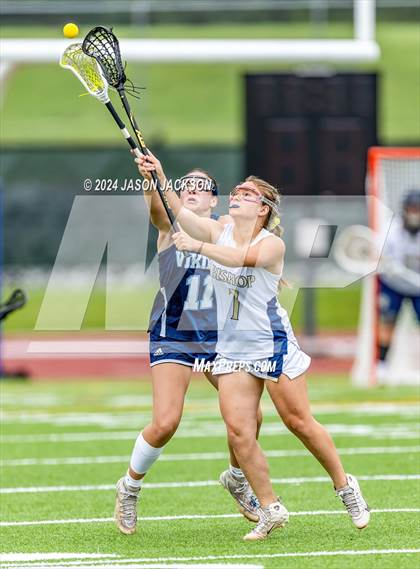 Thumbnail 2 in Bishop McGuinness vs. Union Pines (NCHSAA 1A/2A/3A Final) photogallery.