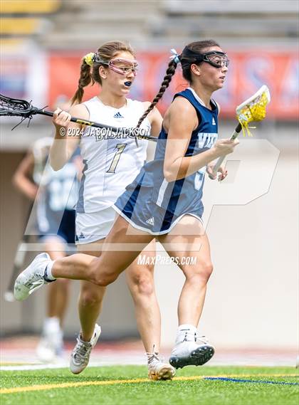 Thumbnail 2 in Bishop McGuinness vs. Union Pines (NCHSAA 1A/2A/3A Final) photogallery.