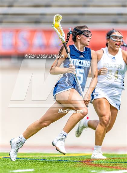 Thumbnail 3 in Bishop McGuinness vs. Union Pines (NCHSAA 1A/2A/3A Final) photogallery.