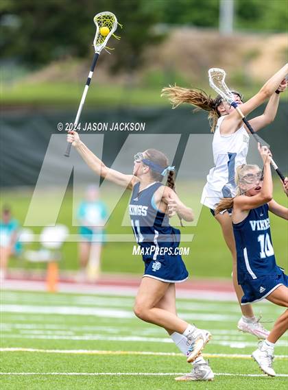 Thumbnail 2 in Bishop McGuinness vs. Union Pines (NCHSAA 1A/2A/3A Final) photogallery.