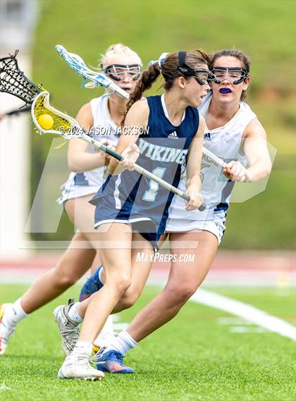 Thumbnail 2 in Bishop McGuinness vs. Union Pines (NCHSAA 1A/2A/3A Final) photogallery.
