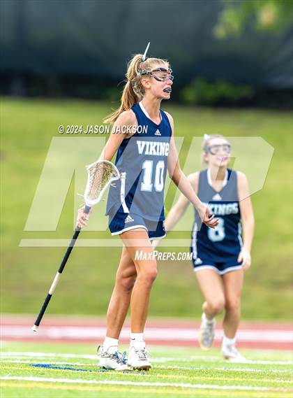Thumbnail 2 in Bishop McGuinness vs. Union Pines (NCHSAA 1A/2A/3A Final) photogallery.