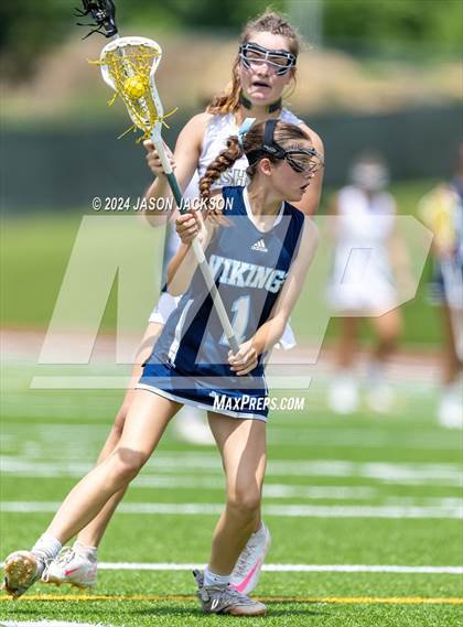 Thumbnail 2 in Bishop McGuinness vs. Union Pines (NCHSAA 1A/2A/3A Final) photogallery.