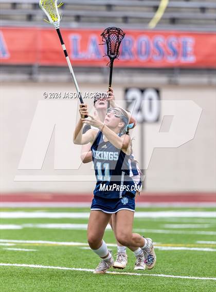 Thumbnail 2 in Bishop McGuinness vs. Union Pines (NCHSAA 1A/2A/3A Final) photogallery.