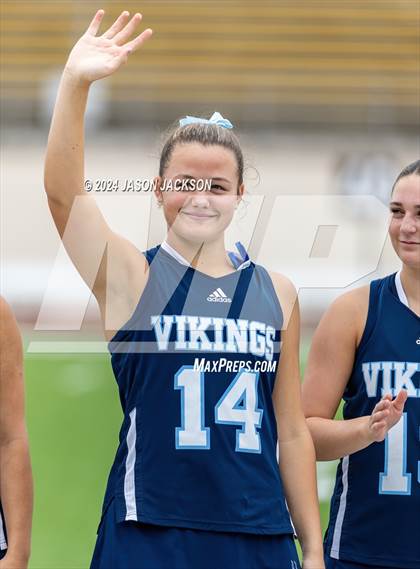 Thumbnail 2 in Bishop McGuinness vs. Union Pines (NCHSAA 1A/2A/3A Final) photogallery.