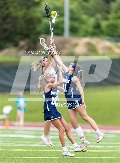 Thumbnail 2 in Bishop McGuinness vs. Union Pines (NCHSAA 1A/2A/3A Final) photogallery.