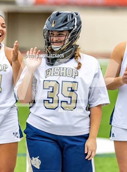 Thumbnail 2 in Bishop McGuinness vs. Union Pines (NCHSAA 1A/2A/3A Final) photogallery.