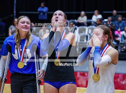 Thumbnail 1 in Bellville vs. Decatur (UIL 4A Volleyball Division I Final) photogallery.