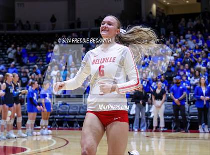Thumbnail 2 in Bellville vs. Decatur (UIL 4A Volleyball Division I Final) photogallery.