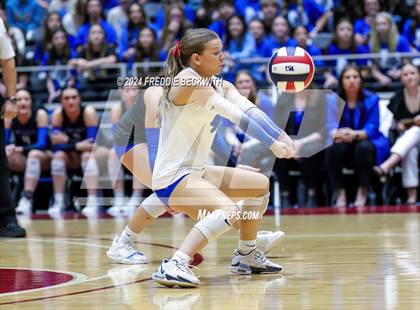 Thumbnail 2 in Bellville vs. Decatur (UIL 4A Volleyball Division I Final) photogallery.