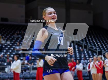 Thumbnail 1 in Bellville vs. Decatur (UIL 4A Volleyball Division I Final) photogallery.