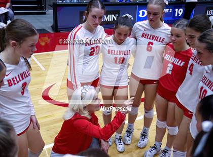 Thumbnail 2 in Bellville vs. Decatur (UIL 4A Volleyball Division I Final) photogallery.