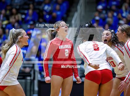 Thumbnail 2 in Bellville vs. Decatur (UIL 4A Volleyball Division I Final) photogallery.