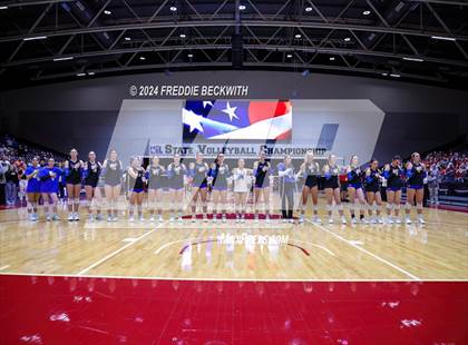 Thumbnail 1 in Bellville vs. Decatur (UIL 4A Volleyball Division I Final) photogallery.