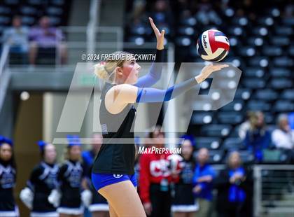 Thumbnail 2 in Bellville vs. Decatur (UIL 4A Volleyball Division I Final) photogallery.