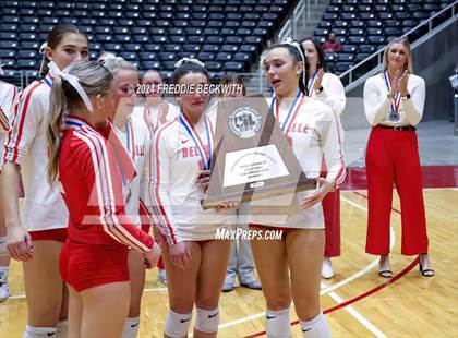 Thumbnail 3 in Bellville vs. Decatur (UIL 4A Volleyball Division I Final) photogallery.