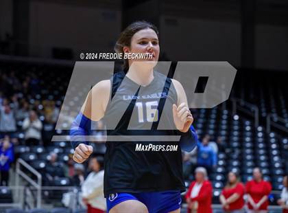 Thumbnail 3 in Bellville vs. Decatur (UIL 4A Volleyball Division I Final) photogallery.