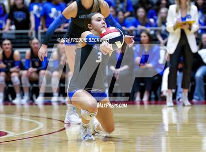 Thumbnail 2 in Bellville vs. Decatur (UIL 4A Volleyball Division I Final) photogallery.