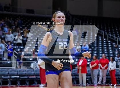 Thumbnail 2 in Bellville vs. Decatur (UIL 4A Volleyball Division I Final) photogallery.