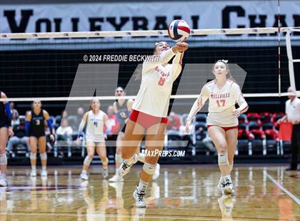 Thumbnail 3 in Bellville vs. Decatur (UIL 4A Volleyball Division I Final) photogallery.