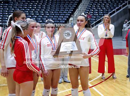 Thumbnail 2 in Bellville vs. Decatur (UIL 4A Volleyball Division I Final) photogallery.