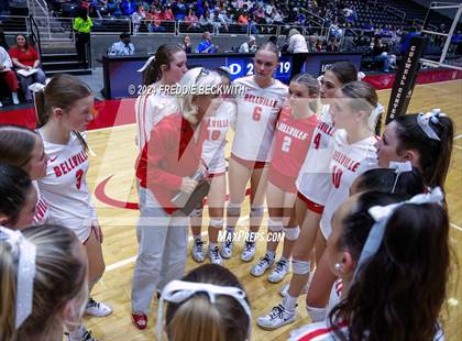 Thumbnail 1 in Bellville vs. Decatur (UIL 4A Volleyball Division I Final) photogallery.