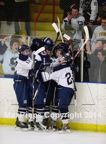 Thumbnail 1 in Lyman Hall/Haddam-Killingworth @ Staples-Weston-Shelton (CIAC DIII 1st Round) photogallery.