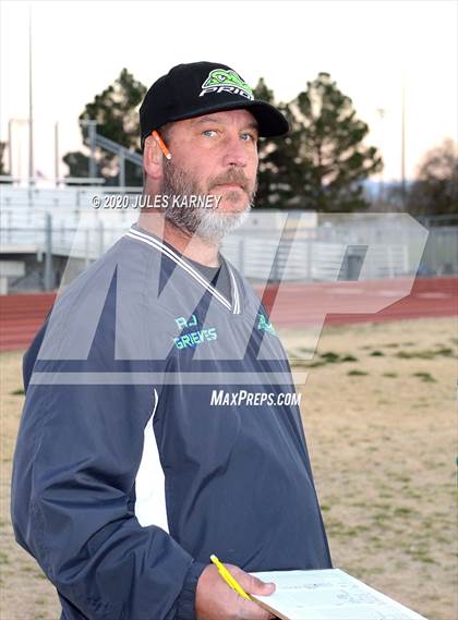 Thumbnail 2 in Green Valley vs Clark (NIAA 4A Desert Region Championship) photogallery.