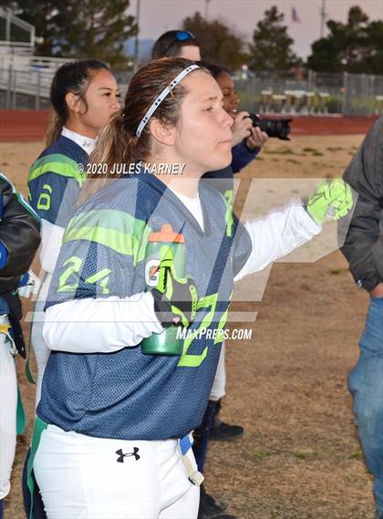 Thumbnail 3 in Green Valley vs Clark (NIAA 4A Desert Region Championship) photogallery.