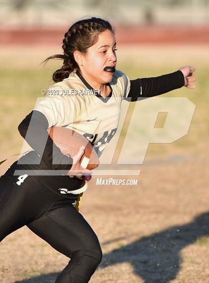 Thumbnail 3 in Green Valley vs Clark (NIAA 4A Desert Region Championship) photogallery.