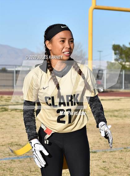 Thumbnail 1 in Green Valley vs Clark (NIAA 4A Desert Region Championship) photogallery.
