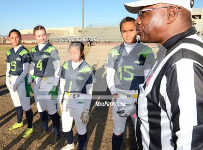 Thumbnail 3 in Green Valley vs Clark (NIAA 4A Desert Region Championship) photogallery.