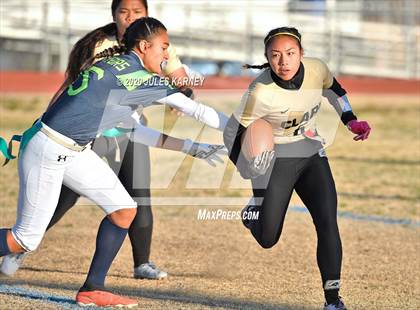 Thumbnail 3 in Green Valley vs Clark (NIAA 4A Desert Region Championship) photogallery.