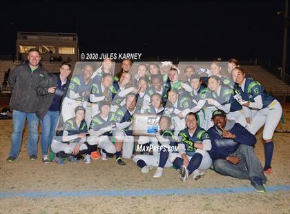 Thumbnail 3 in Green Valley vs Clark (NIAA 4A Desert Region Championship) photogallery.