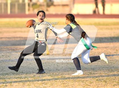 Thumbnail 3 in Green Valley vs Clark (NIAA 4A Desert Region Championship) photogallery.