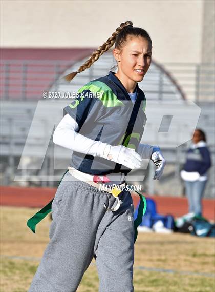 Thumbnail 3 in Green Valley vs Clark (NIAA 4A Desert Region Championship) photogallery.
