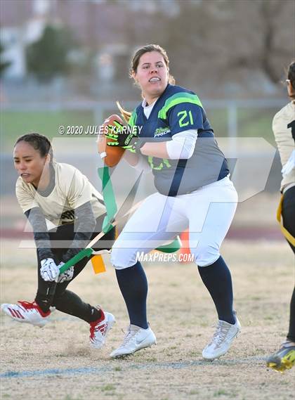 Thumbnail 3 in Green Valley vs Clark (NIAA 4A Desert Region Championship) photogallery.