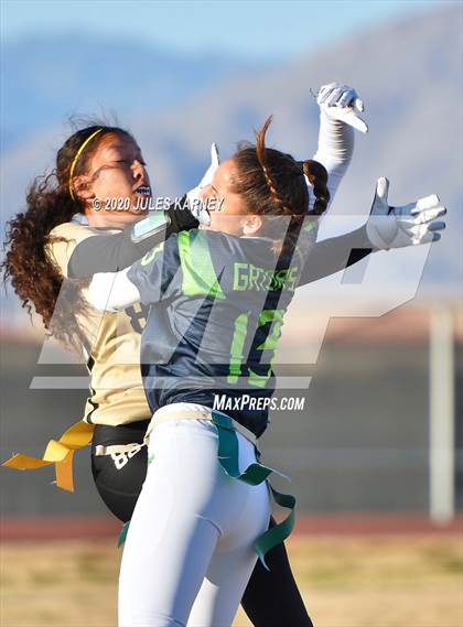 Thumbnail 1 in Green Valley vs Clark (NIAA 4A Desert Region Championship) photogallery.
