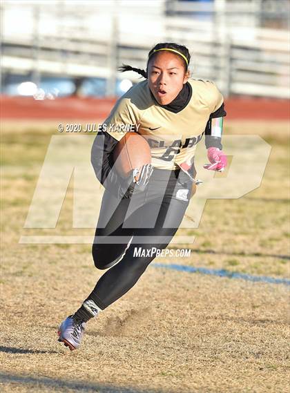 Thumbnail 2 in Green Valley vs Clark (NIAA 4A Desert Region Championship) photogallery.