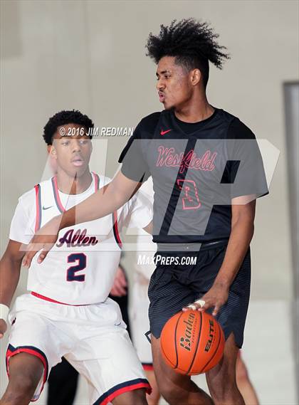 Thumbnail 2 in Allen vs. Westfield (McDonald's Texas Invitational) photogallery.