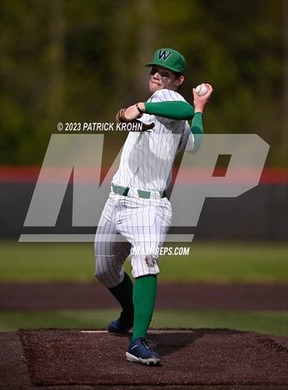 Thumbnail 1 in Lake Stevens @ Woodinville (District 1/2 4A Baseball) photogallery.