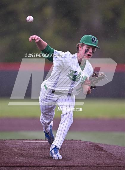 Thumbnail 3 in Lake Stevens @ Woodinville (District 1/2 4A Baseball) photogallery.