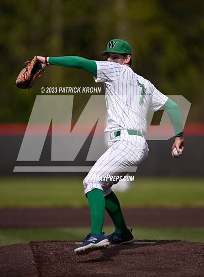 Thumbnail 2 in Lake Stevens @ Woodinville (District 1/2 4A Baseball) photogallery.