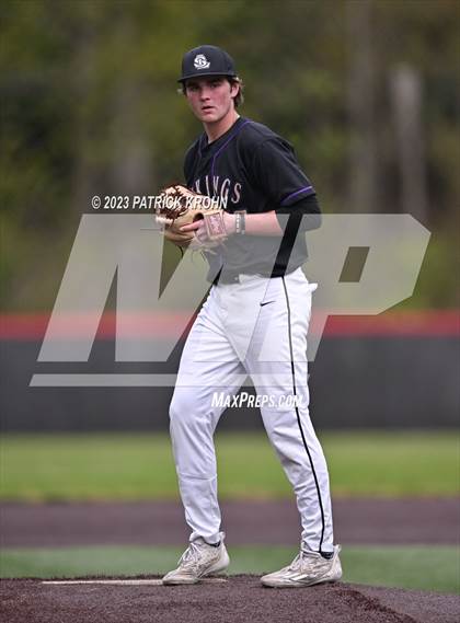 Thumbnail 3 in Lake Stevens @ Woodinville (District 1/2 4A Baseball) photogallery.