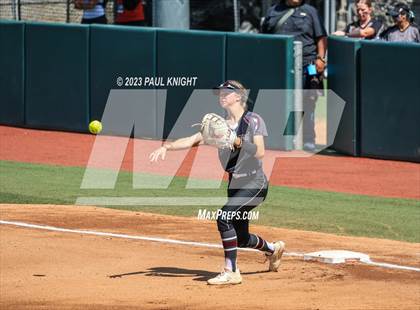 Thumbnail 1 in Pearland vs. Guyer (UIL 6A Softball Final) photogallery.